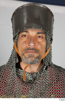  Photos Medieval Knight in mail armor 8 Historical Medieval soldier Plate Helmet head mail hood 0001.jpg